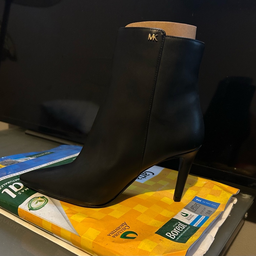 Michael Kors Black Heeled Boots